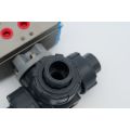 UPVC pneumatic three-way ball valve