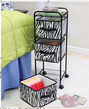 3 Drawer Storage Rack with Rolling