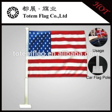 Manufactory Supply American Car Flag for 2014 World Cup