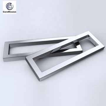 Detachable Polished 304 Stainless Steel Bathroom Shelf