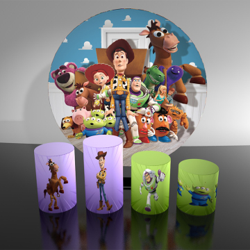 003 Disney Toy Story round backdrop for party