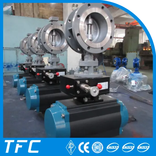 air operated pneumatic butterfly valve, regulating butterfly valve