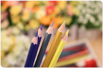 Using lead-free poison wholesale from china Water soluble pencil 48 different colors pencil stationery