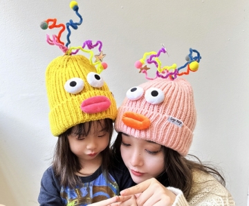 Cute Cartoon Woolen Hats for Kids: A Warm Addition for Autumn and Winter