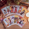 Customadas de la bruja de luna personalizada Oracle Tarot Cards Deck Cards