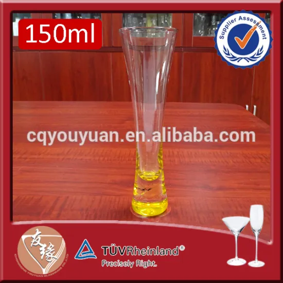 150ml shaped hand made high white glass paint colorful glass cup