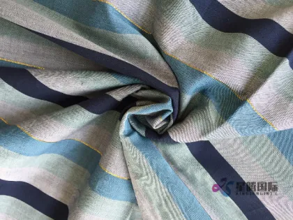 Golden Thread Design Soft  Cotton Fabric