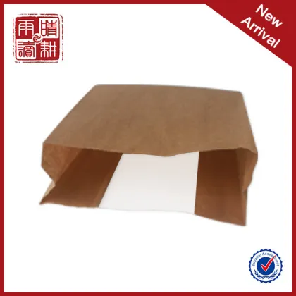 PE window french fries paper bags food packaging paper bags for french fries