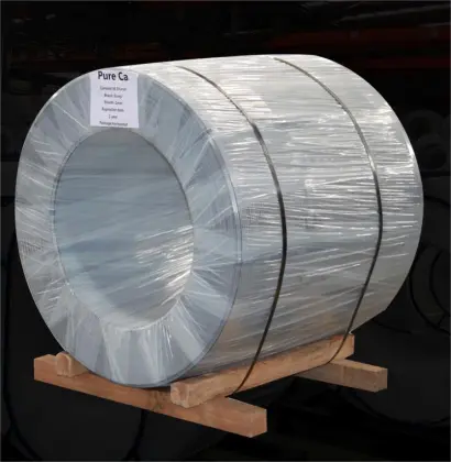 pure calcium cored wire/calcium core wire