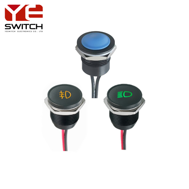 Outdoor IP68 Push Butting Switch Electrical Switch