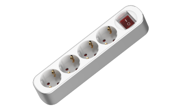 4-weg Europa Power Strip