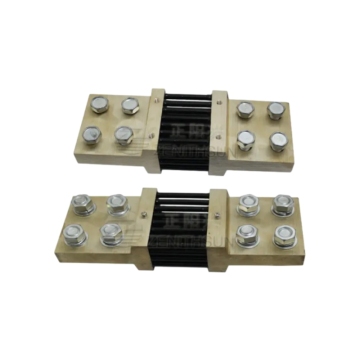 High-Ampere Capacity Manganin and Copper Shunt Resistors for DC Current Measurement