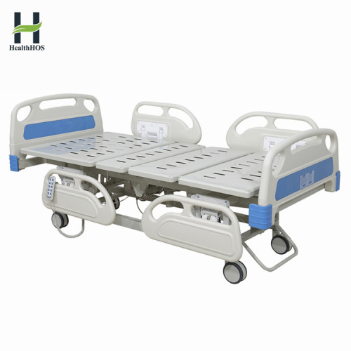 Quarto da enfermaria da UTI Cama hospitalar elétrica de 5 funções Cama médica eletrônica para o paciente