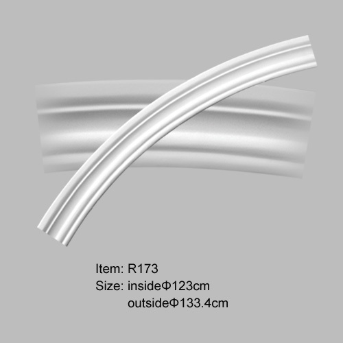 PU Plain Curved Quarter Circle สำหรับตกแต่งภายใน