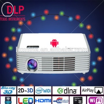 Blu-ray 3D 2205P Mini Home Theater Multimedia DLP LED Projector 1280*800 TF 2*HDMI