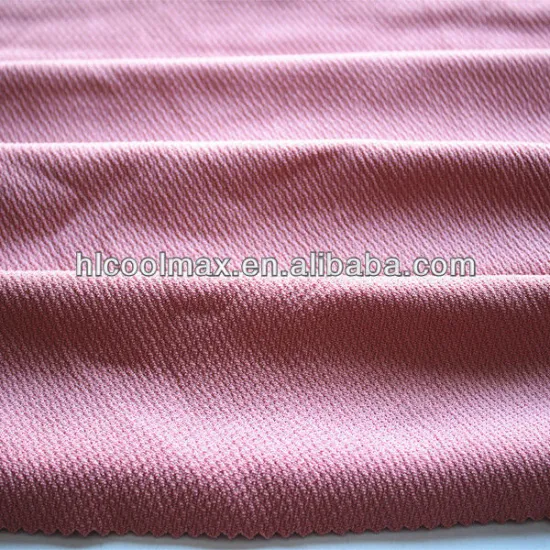 90%cooldry 10% polyurethane spandex knitted jaquard fabric
