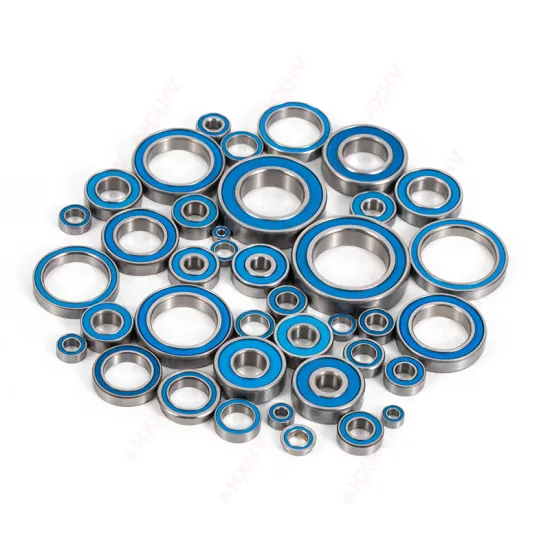 Blue Rubber Sealed Chrome Steel HXHV Deep Groove Ball Bearing 10x15x4 mm (6700-2RS/6700RS)