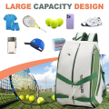 Water-resistant Tennis Backpack Made of High-quality PU