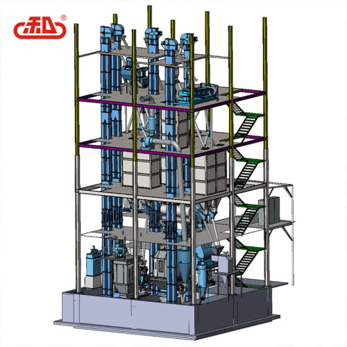 Planta de linha de produção de comfeed