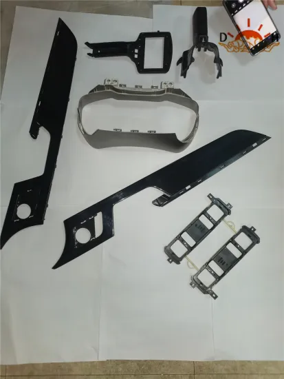 Plastic knob with insert co-injection molding