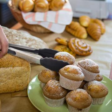 Küchenzangen mit Silikon-Tipps