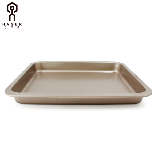 13"Oblong shallow baking pan with wide sides