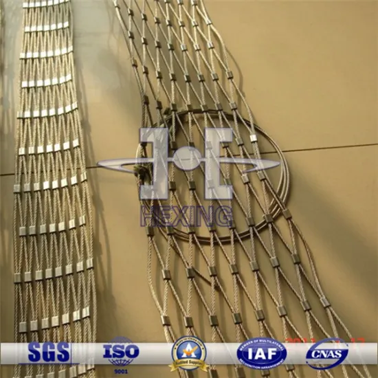 Decorative Stainless Steel Wire Rope Fence Mesh