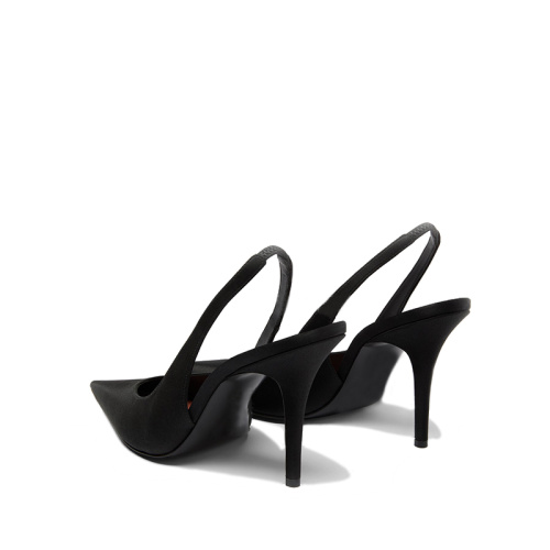 Stylish Thin Heeled Backless Shoes