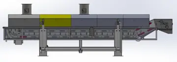 Corn Continuous Deep Fryer