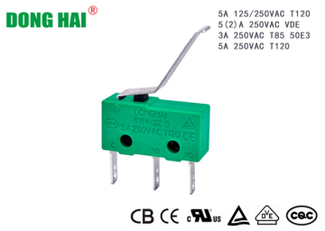 Sensitive Micro Switch Pressure Actuation