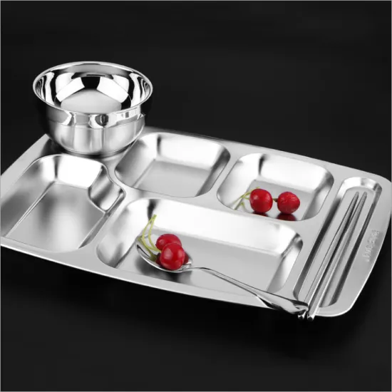 Top Quality Stainless Steel Dinner Plate For Kitchen