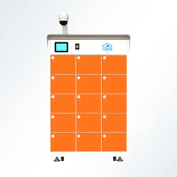 15-Slot Battery Swapping Station with Rain-Eave and Monitor