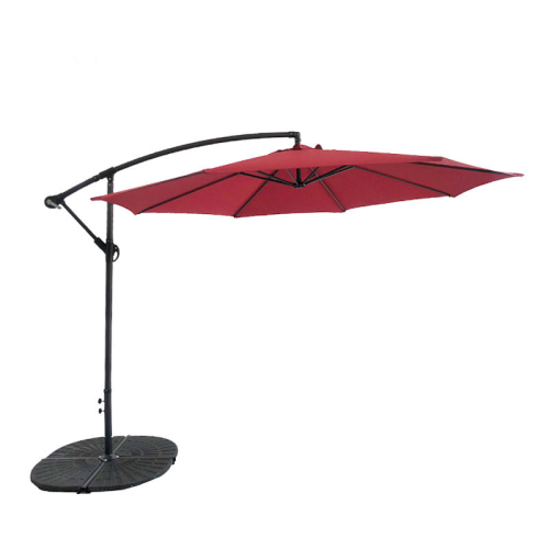 Стильный красный подвесной зонтик с 8 ребрами