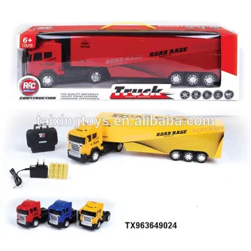4CH Radio Control Container/Tractor Truck Kids Battery Charger Toys