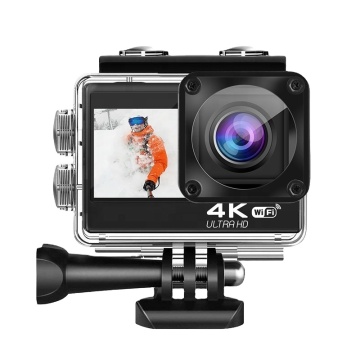4K HD मिनी कैमकॉर्डर: जी प्रो स्पोर्ट्स एक्शन कैमरा हेलमेट वीडियो के लिए पूर्ण एचडी में