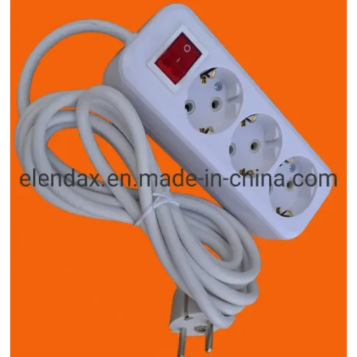 4-сторонняя европейская розетка для шнура питания E8004ES