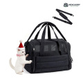Bolso bandolera informal y moderno para mascotas: accesorio de viaje premium para mascotas