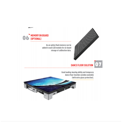 Sensitive Waterproof P3.91 Dance Floor LED screen