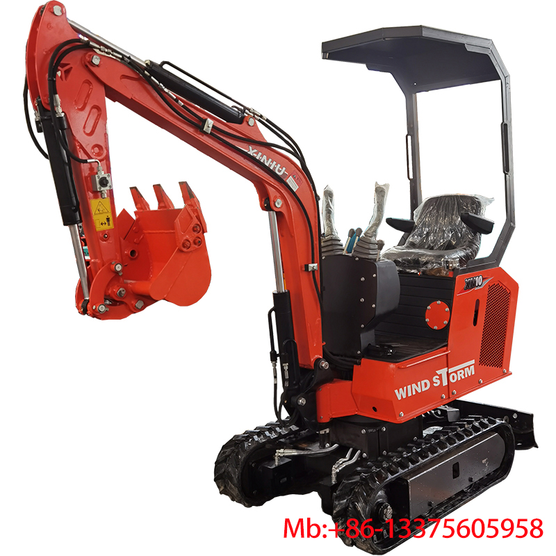 Swing boom mini crawler excavator Windstorm XN10 China Manufacturer