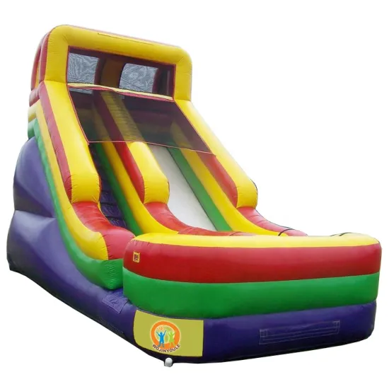 Commercial 6m High PVC Ground Inflatable Dry Slide and Water Slides for Sale