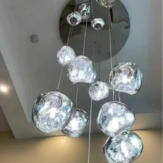 Nordic Style Modern Chandelier for Bedroom, Living Room, Dining Room, and Glass Staircase