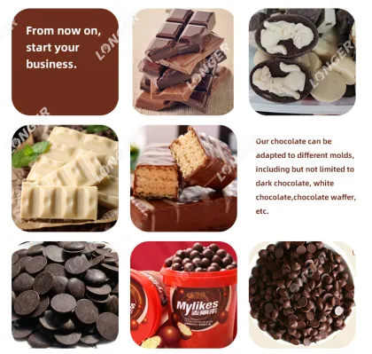 Big Egg Chocolate Production Line - Chocolate Chips Forming Machine