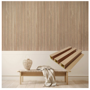 Pogor Grain Grain 3D Panela ścienna - PVC drewniana plastikowa plastikowa karbowane panel ścienny