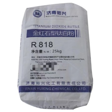 Rutile Titanium Dioxide Tio2 Yuxin R818