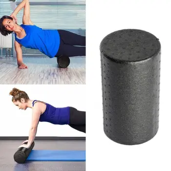 New 30x15cm EPP Foam Roll High Fitness Massage Roller Balance Yoga Block Equipment Sports Exercise Workout Brick Black Y7C6
