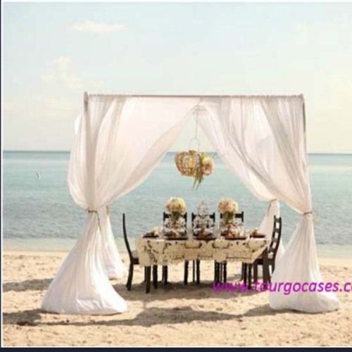 Tourgo Outdoor event wedding aluminum backdrop stand pipe drape for trade show booth