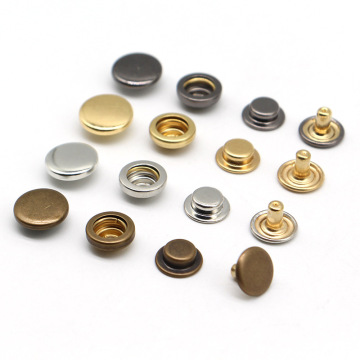 High-Quality Custom Spring Metal Brass Snap Buttons for Clothing: Personalized Logo Solutions