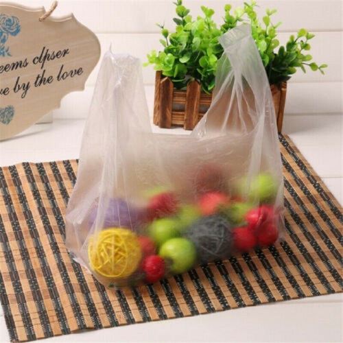 Disposable Plastic Small Garbage Packaging Shopping T-Shirt Grocery Bag