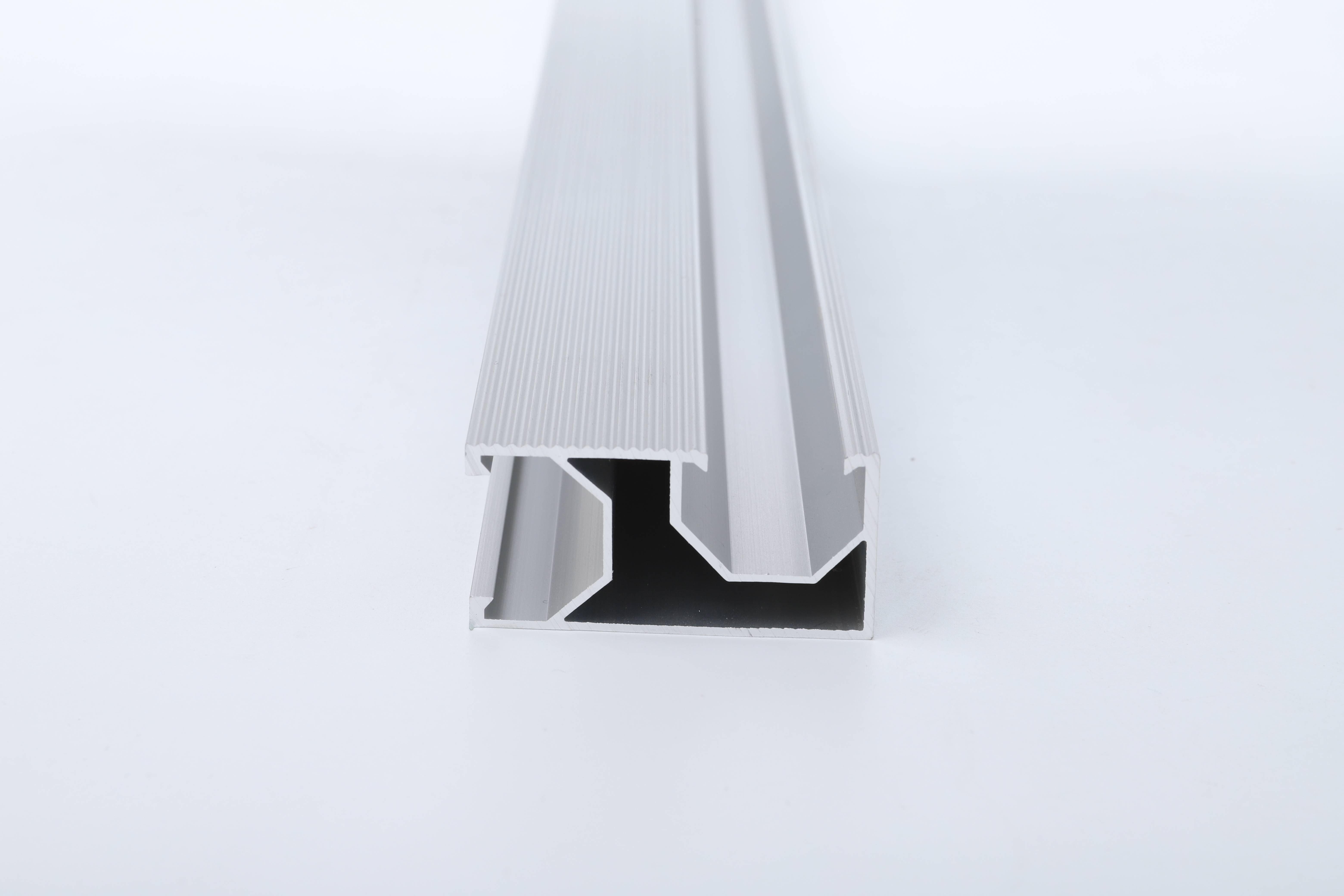 Anodized aluminum alloy rails PV solar mounting system