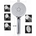 abs five functions chrome shower head